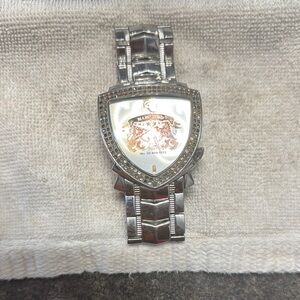 Marc Ecko Silver and Gold Shield Watch